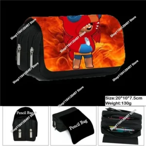 Children's All Kinds Pencil Bag Nylon Pencil Case Children Black To School Supplies High Quality Stationery Bag - Image 4