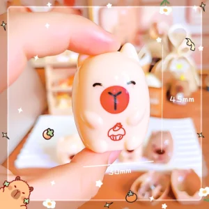 Aesthetic kawaii Pretty stationery creative Office supplies back to School supplies capybara pencil sharpener For school - Image 6