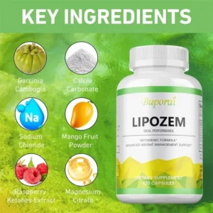 Lipozem Supplement - Weight Loss Capsules, Boosts Metabolism, Increases Energy and Controls Appetite - Image 3