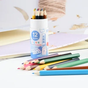 2 Set 3.5 Inch Colored Lead, Short Pencil Paint Pen Wooden Lead Pencils - Image 4