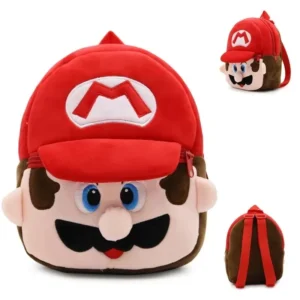 Super Mario Anime Series Plush Backpack Pokemon Pikachu Lilo & Stitch Stuffed Toys Cute Children School Bag Birthday Gifts - Image 4