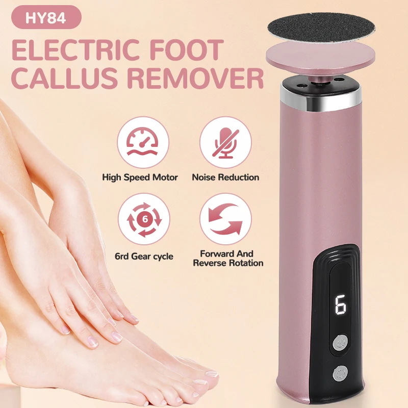Foot Care Tool 2-in-1 Foot and Hand Electric Care Tools,Polish and Smooth,Shine Toenails Electric Callus Remover Pedicure File - Image 2