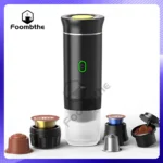 Wireless Electric Portable Espresso Coffee Machine for Car & Home Camping Coffee Maker 3-in-1 Capsule Powder Travel Coffee Maker