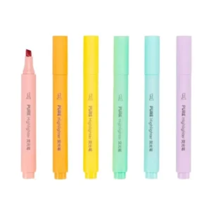 Highlighter Pen Set 6pcs Macaron Marker Quality Fluorescent Pen Drawing Highlighters Cute Stationery School Supplies kawaii - Image 5