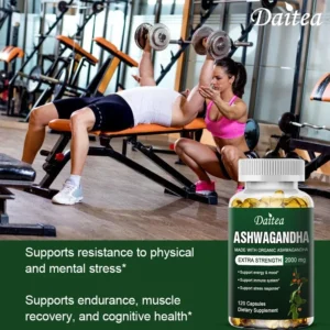 Daitea Ashwagandha Extract Capsule Anti-oxidation, Lipid-lowering, Decompression, Improving Sleep, Enhancing Immunity - Image 4