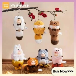 Friendheep Newyear Wealth Attraction Big Tail Series Blind Box Cute Backpack Mini Doll Bag Pendant Toy Mystery Box Surprise Gift