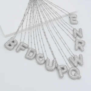 A-Z Alphabet Stainless Steel SilveryPendant with letter A for Women Chain Initial Letter Clavicle Necklaces Collar Jewelry - Image 3