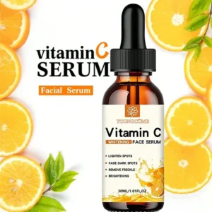 Vitamin C Facial Essence Contains Hyaluronic Acid Dark Spot Remover Moisturizing Repair Anti-aging Essence Facial Skin Care 30ml - Image 2