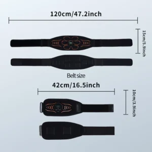 Abdominal Massager Waist Belt Muscle Toner Smart Abdominal Muscle Trainer For Arm Leg Workout Training Fitness Massage Equipment - Image 2