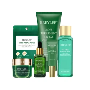 BREYLEE Facial Cleanser Toner Essence Face Cream Gel Facial Mask Set