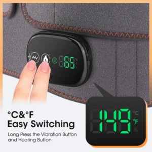 New Upgrade Electric Heating Waist Massager Support Belt Vibration Hot Compress Brace Belt Back Relax 3 Gears Adjustment - Image 5