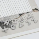 A-Z Alphabet Stainless Steel SilveryPendant with letter A for Women Chain Initial Letter Clavicle Necklaces Collar Jewelry