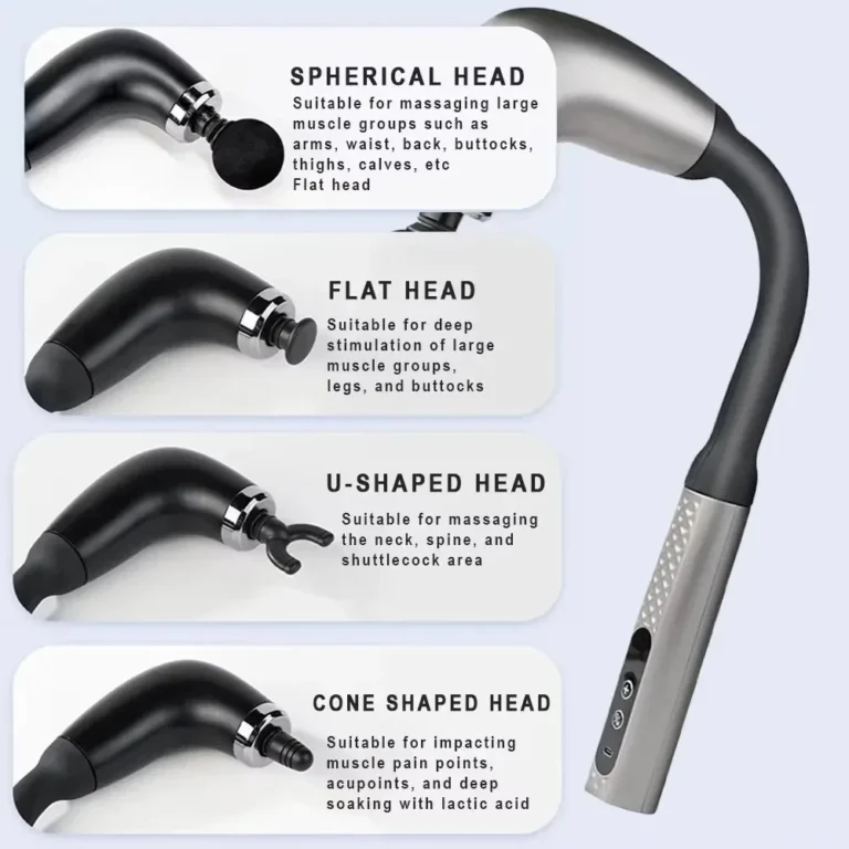 Smart Massage Gun Electric Massager Massage Hammer Rechargeable Home Handheld Hammer Back Artifact Body Massager - Image 2