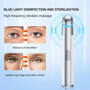Eye And Lip Beauty Device Eye Massager Remove Eye Bags Dark Circles Red Blue Light Eye Lifting Massage Instrument - Image 4