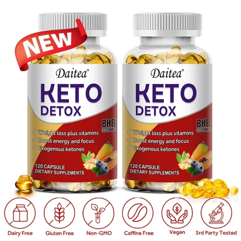 Daitea Keto Capsules - To Boost Immunity, Provide Energy and Focus | Natural Energy Production, Non-GMO, 120 Capsules - Image 6