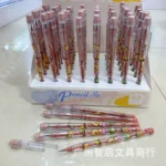 4Pcs/Set Capybara Cartoon Stackable Pencils 10 in 1 Point Pencils for Birthday Party Stationery Supplies Birthday Gift