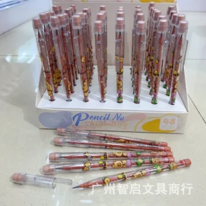 4Pcs/Set Capybara Cartoon Stackable Pencils 10 in 1 Point Pencils for Birthday Party Stationery Supplies Birthday Gift