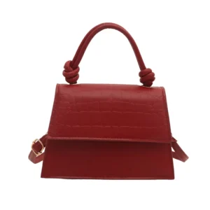 New Pure Color Versatile Small Square Bag Single Shoulder Bag New Crossbody Bag Simple Elegant Handbag Women's Bag - Image 5