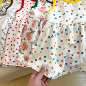 Fashion Printed Sleeveless Girls Dress Newborn Princess Dress Baby Girls Clothes Baby Girl Leisure Dress Baby Clothing - Image 2