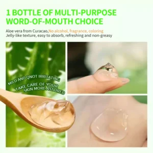 300g Aloe Vera Gel Hydrating and Moisturizing After Sun Exposure Refreshing and Non-greasy Red pomegranate Aloe Vera Gel - Image 4