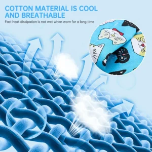 Pet Cooling Ice Scarf Cool Ice Towel Heatstroke Dogs Cats Ice Collar Adjustable Cat Collar Bib prevent heat stroke Dog Supplies - Image 3