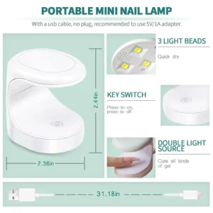 Nailpop Nail Tips and Glue Gel Nail Kit Fast Nail Extension Set with Soft Gel UV Lamp 600Pcs Semi Matte Nails and Files Tools - Image 4