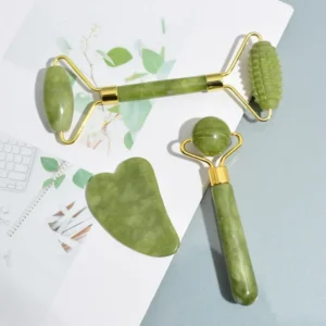 Natural Jade Roller Face Gua Sha, Natural Stone, Body Neck Massager, Acupoint, Eye Care Spa Massage Tools Massage Visage Lifting - Image 5