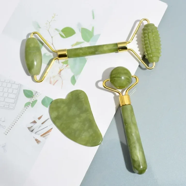 Natural Jade Roller Face Gua Sha, Natural Stone, Body Neck Massager, Acupoint, Eye Care Spa Massage Tools Massage Visage Lifting - Image 5
