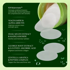 Korean Skincare Products, Cotton Pads, 100 Tablets of Thyme, Centella Asiatica, and Niacinamide - Image 5