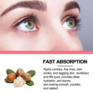 Collagen eye cream fades fine lines and dark circles, moisturizing and firming eye bags cream, eye beauty skin care products - Image 2