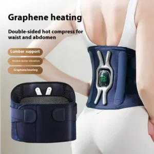 Comfortable Fit Weightlifting Squats and Core Exercises Multi-functional Back Pain Relief Heated Massager Belt