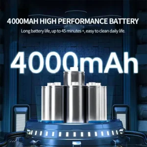 95000PA Car Vacuum Cleaner Wireless Powerful Cleaning Machine Auto Robot Car Accessories Home Appliance Strong Suction As Gift - Image 4