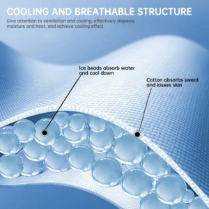 Pet Cooling Ice Scarf Cool Ice Towel Heatstroke Dogs Cats Ice Collar Adjustable Cat Collar Bib prevent heat stroke Dog Supplies - Image 4