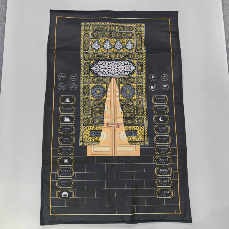 Small-sized Sajadah Smart Interactive Electronic Kids Prayer Mat for Learning Toys for Islamic Custom 15 Languages Russian - Image 3