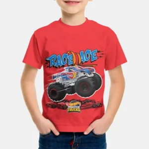 Hot Wheels Print Baby Clothing 3 to 14 Years Male Outdoor Clothes for Disneys Children Boy Girl Child T-Shirt Top Shirts - Image 4