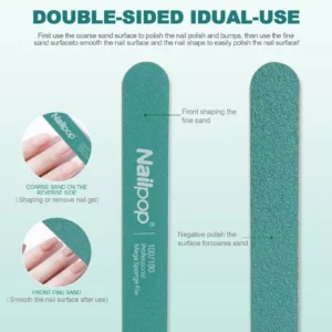 Nailpop Nail Tips and Glue Gel Nail Kit Fast Nail Extension Set with Soft Gel UV Lamp 600Pcs Semi Matte Nails and Files Tools - Image 5