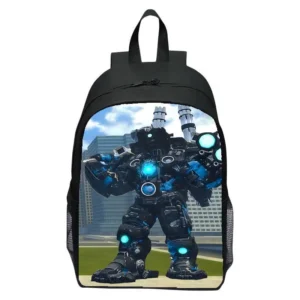 Printed Skibidi Toilet children's backpack Titan monitor for elementary school students backpacks for men and women