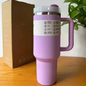 2025 New HOT Large Capacity 40Oz Stainless Steel Vacuum Flask - Insulated Tumbler Cup with Lids and Straws, Perfect for Travel - Image 2