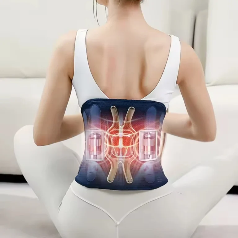 Comfortable Fit Weightlifting Squats and Core Exercises Multi-functional Back Pain Relief Heated Massager Belt - Image 5