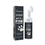 Pet Paw Cleaner | No-Rinse Foaming Cleaner | Gentle, pH Balanced, Deep Cleansing, Safe, with Silicone Bristle Brush