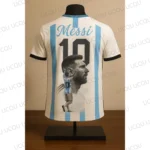 Spain MESSI AI Design Football Jersey Men’s Breathable Soccer Shirt Short Sleeve Sportswear Training Top Fan Gift