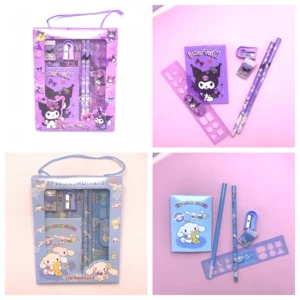 Sanrio Hello Kitty My Melody Kuromi Cinnamoroll stationery gift box back-to-school gift stationery gift set Christmas gift - Image 2