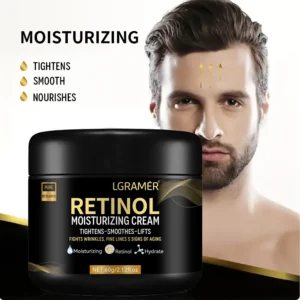 Men's Retinol Face Moisturizer Moisturizing Retinol Cream Anti-Wrinkle Aging Moisturizing Shrink Pores Whitening Smooth Retinol - Image 3