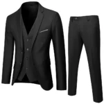 Slim Fit Wedding Suit Set for Men Korean Style Best Man Marriage Ceremony Clothes Two Piece Set Business Professional Formal
