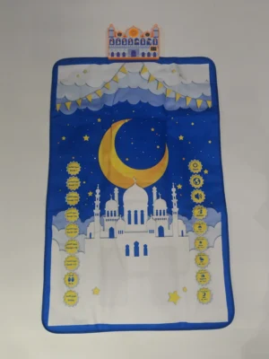 Multifunctional Sajadah Handmade Smart Interactive Electronic Children Prayer Mat for Learning Toys for Jouet Islam Kids Custom