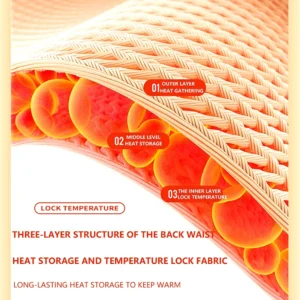 Unisex Winter Thicken Plush Lumbar Support Belt Waist Warmer Premium Kidney Binder Back Brace Stomach Wrap Abdominal Protector - Image 5