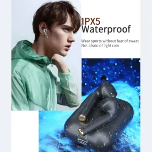 Xiaomi J18 Bluetooth Earphones In Ear HiFI Stereo Microphone Bluetooth Touch Waterproof Noise Reduction Earphones - Image 6