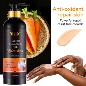 AILKE Skin Whitening Face Serum, Reduce Spots, Moisturizing, Even Skin Tone, With Organic Collagen, Skin Lightening Body Serum - Image 5