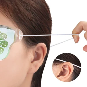Gel Eye Mask Cooling Gel Eye Packs for Puffy Hot Cold with Plush Backing Reusable for Compress Dry Stress Skin Care Sleep Mask - Image 2