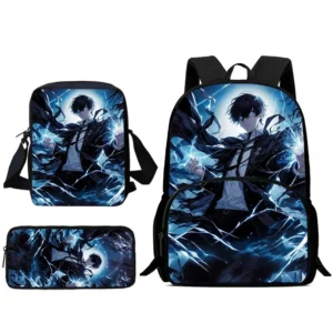 Child Backpacks Anime Solo Levelings Shoulder Bag Pencil Case Pupil Large Capacity School Bags for Boys Girls Best Gift - Image 6